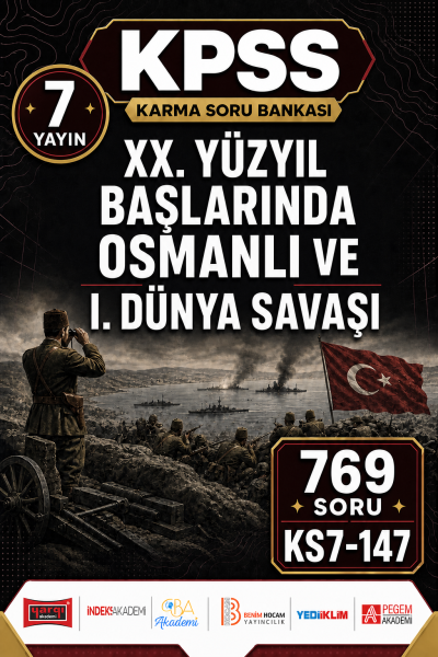 XX. Yüzyıl Başlarında Osmanlı ve I. Dünya Savaşı 7 Yayın 769 Soru SegaCopy Fotokopi Merkezi