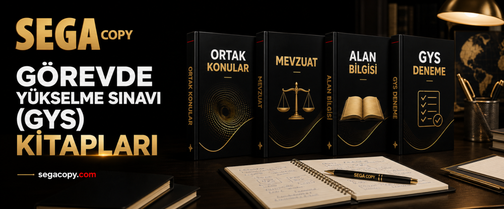 GYS ( Görevde Yükselme Sınavı) Kitapları SegaCopy Fotokopi Merkezi